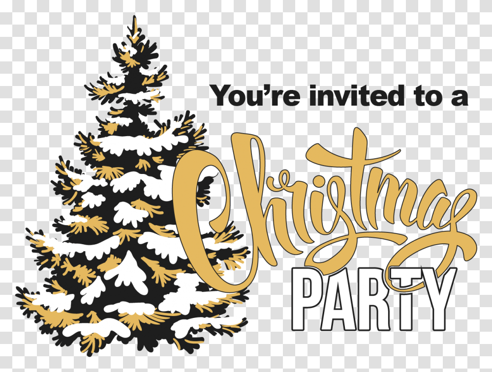 Christmas Party - Rileyville Baptist Church Vector Snow Tree, Plant, Ornament, Text, Christmas Tree Transparent Png