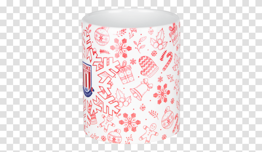 Christmas Pattern Mug Lampshade, Text, Paper, Rug, Doodle Transparent Png