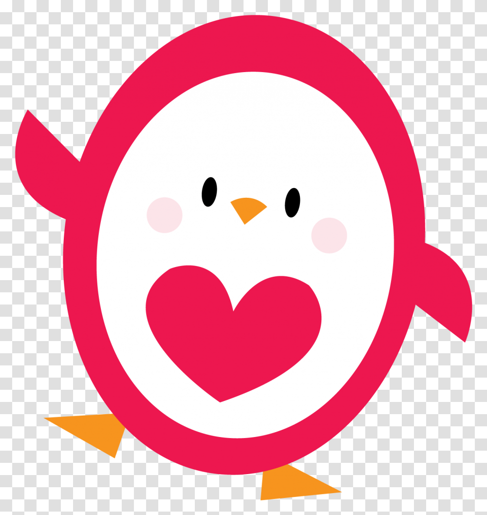 Christmas Penquin Clipart Iamgens Tiernas, Heart, Animal Transparent Png