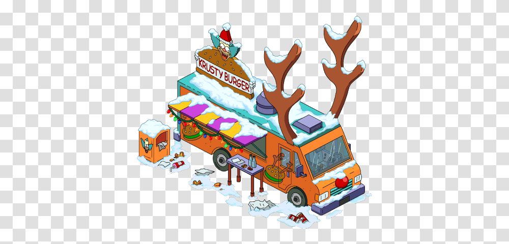Christmas Petting Zoo Reindeer Burger Truckthe, Vehicle, Transportation, Fire Truck, Van Transparent Png