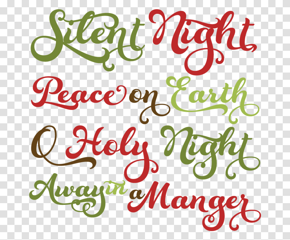 Christmas Phrases Svg Cutting Files Calligraphy, Text, Handwriting, Alphabet, Letter Transparent Png