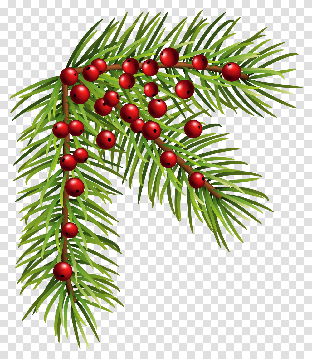 Christmas Pine Corner Clip Art Image Christmas Christmas Pine Clipart Transparent Png