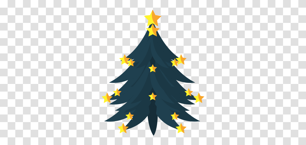 Christmas Pine Tree Clipart Christmas Tree, Star Symbol, Plant, Ornament Transparent Png