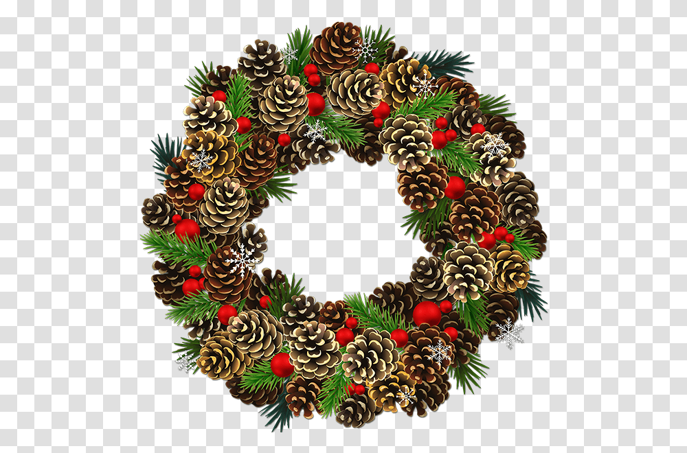 Christmas Pinecone Wreath Christmas Wreath Background, Art, Graphics, Floral Design, Pattern Transparent Png