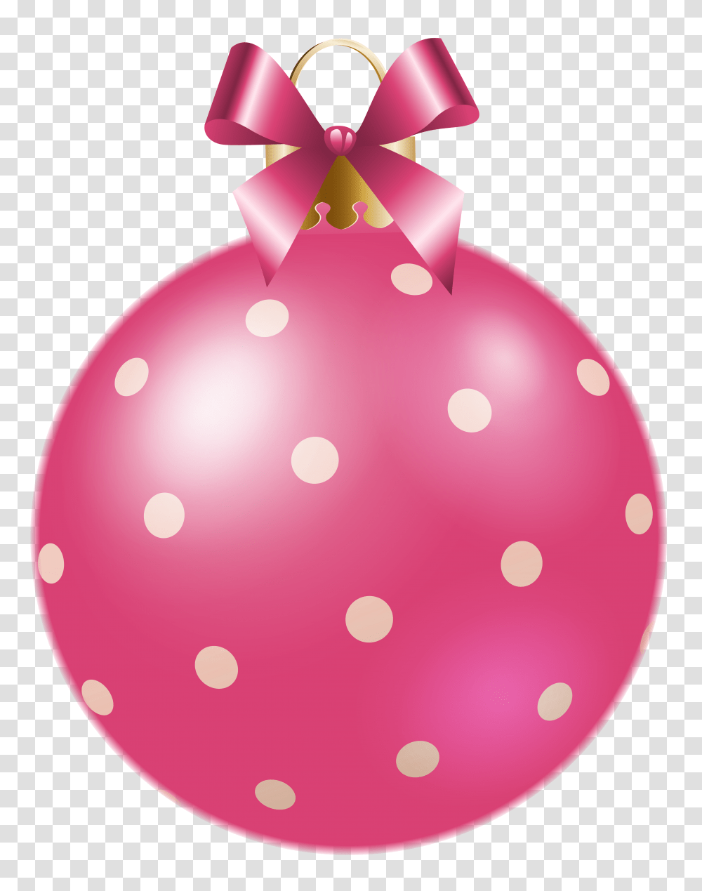 Christmas Pink Dotted Ball Clipart Gallery, Texture, Polka Dot Transparent Png