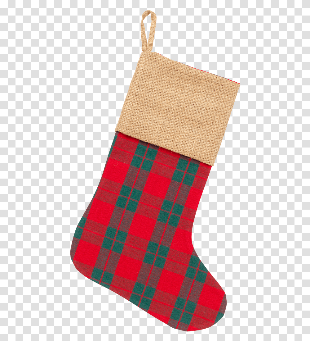 Christmas Plaid, Rug, Stocking, Christmas Stocking, Gift Transparent Png