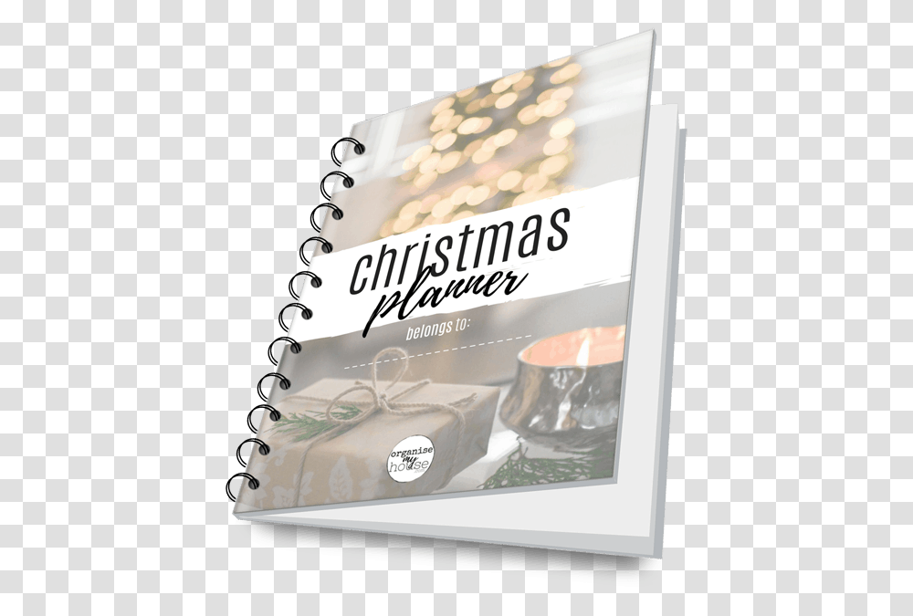 Christmas Planner Binder Picture Preschool Social Story, Advertisement, Poster, Diary Transparent Png