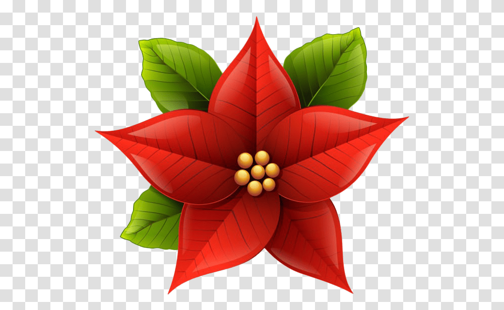 Christmas Poinsettia 2 Image Christmas Poinsettia Background, Leaf, Plant, Pattern, Ornament Transparent Png