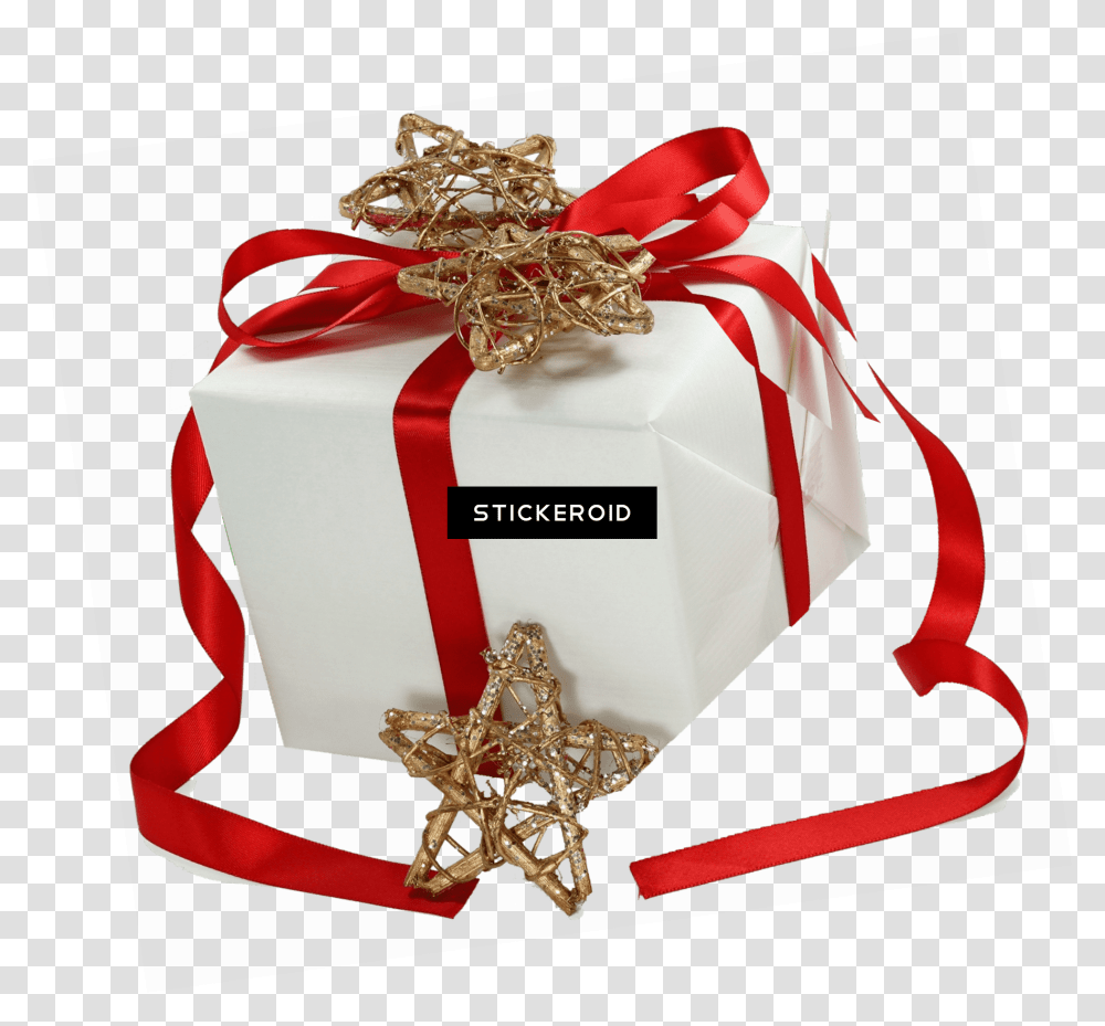 Christmas Present Red Christmas Presents Background, Gift, Gold, Cake Transparent Png