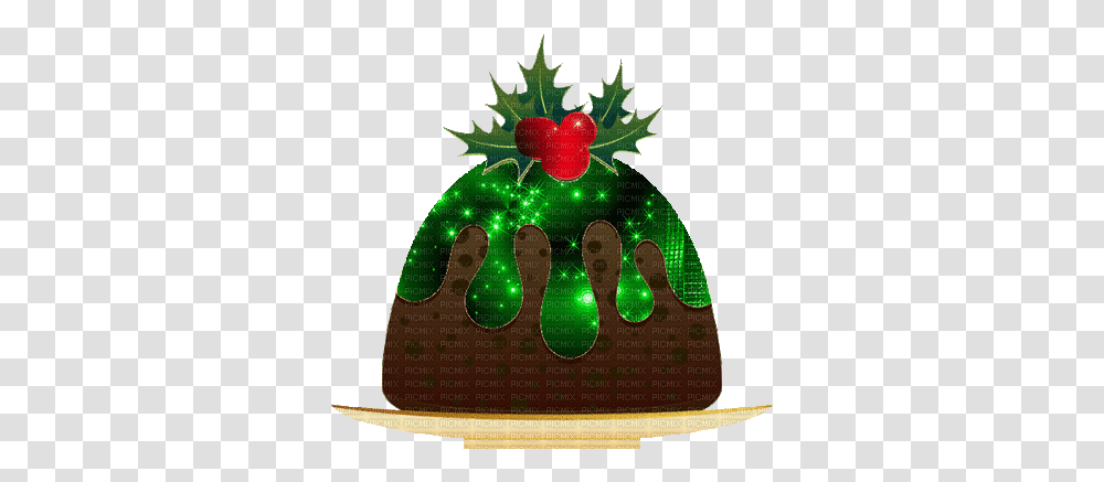 Christmas Pudding Clipart Glitter Clipart Illustration Christmas Pudding, Plant, Tree, Birthday Cake, Dessert Transparent Png