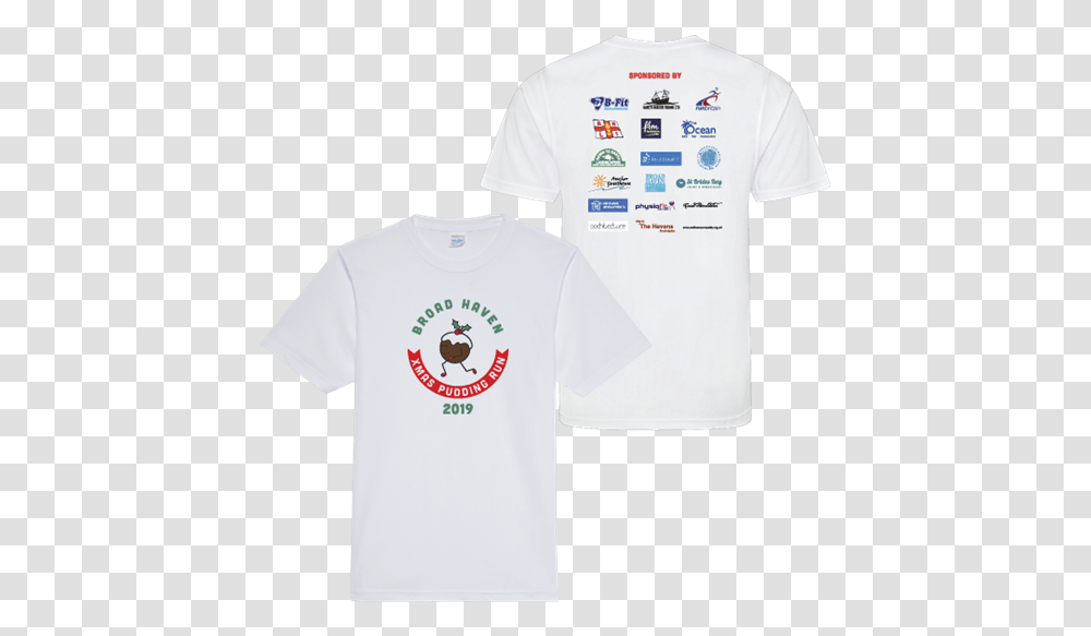Christmas Pudding Run Mens Logo Performance Tshirt, Clothing, Apparel, T-Shirt, Person Transparent Png