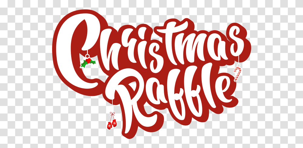 Christmas Raffle Website Logo Christmas Raffle Sign, Text, Alphabet, Number, Symbol Transparent Png