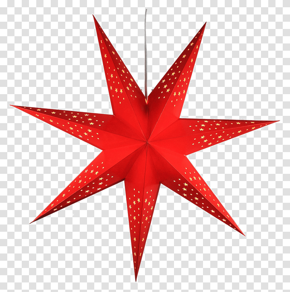 Christmas Red Star, Cross, Star Symbol, Leaf Transparent Png
