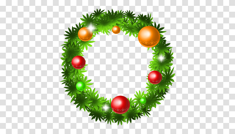 Christmas Reef Image, Wreath, Green Transparent Png