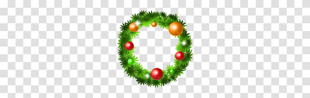 Christmas Reef, Wreath, Green, Balloon Transparent Png