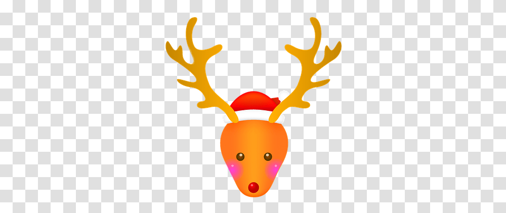 Christmas Reindeer Antlers Sticker By Margarita Cuernos De Alce, Plant, Wasp, Bee, Insect Transparent Png