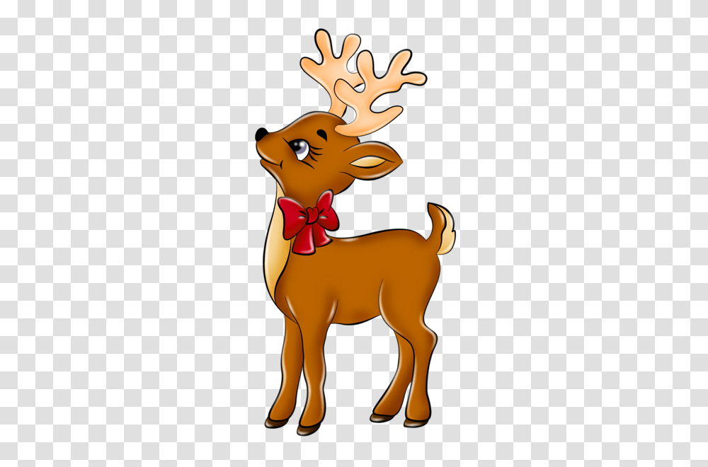 Christmas Reindeer Clip Art, Mammal, Animal, Wildlife, Goat Transparent Png