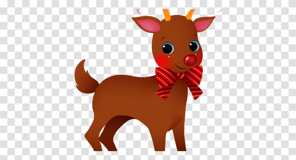 Christmas Reindeer Clipart Easy Cute Reindeer Christmas, Mammal, Animal, Kangaroo, Wallaby Transparent Png