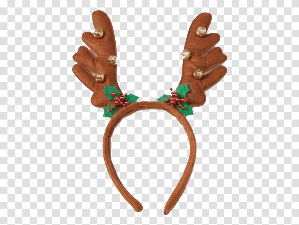 Christmas Reindeer Headband Clipart Reindeer Antlers Headband, Accessories, Accessory, Jewelry, Clothing Transparent Png