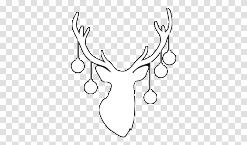 Christmas Reindeer Illusion Transfers Screen Printed Enamel Designs For Glass Or Ceramics Elk, Stencil, Person, Human, Label Transparent Png