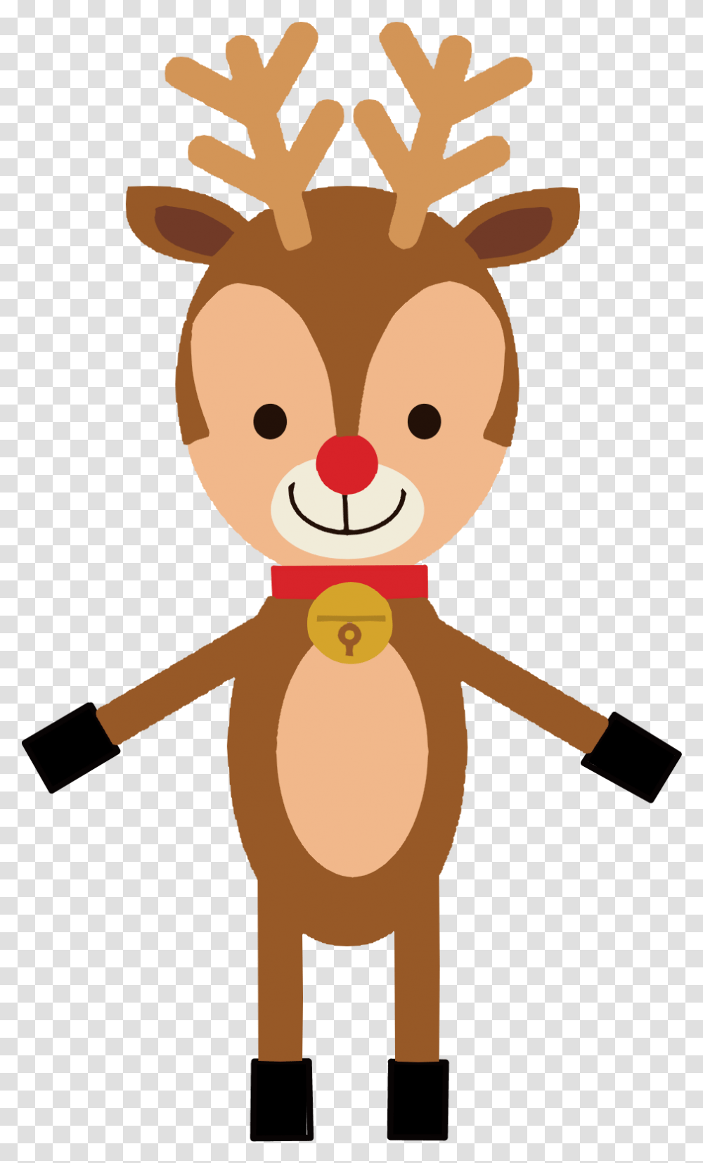 Christmas Reindeer Red Snow Swet Decoration Animal Cartoon, Toy, Plant, Food, Doll Transparent Png