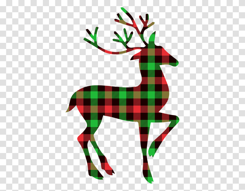 Christmas Reindeer Silhouette Clipart, Mammal, Animal, Wildlife, Gecko Transparent Png
