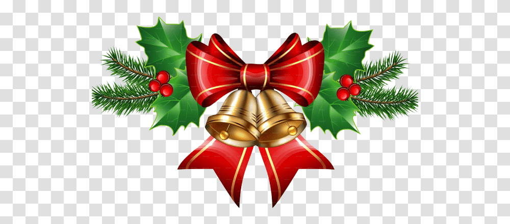 Christmas Ribbon Images Christmas Bell, Leaf, Plant, Tie, Accessories Transparent Png