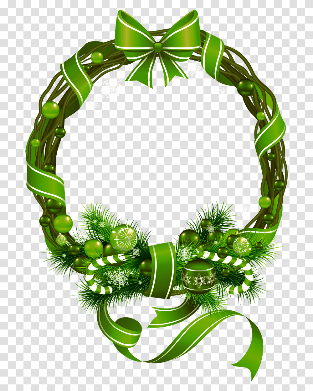 Christmas Ribbon Images Free Download Vector Christmas Decorations Clipart, Green, Wreath, Graphics, Bracelet Transparent Png