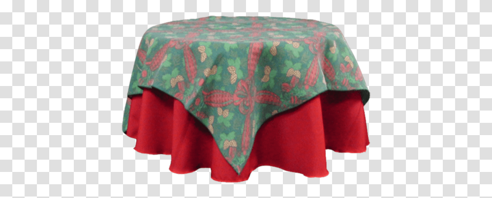 Christmas Ribbon Table Cloths Hd Images Download, Tablecloth Transparent Png