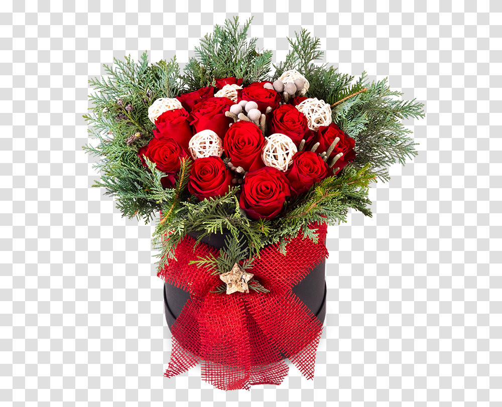 Christmas Rose Box, Plant, Flower, Flower Bouquet, Flower Arrangement Transparent Png