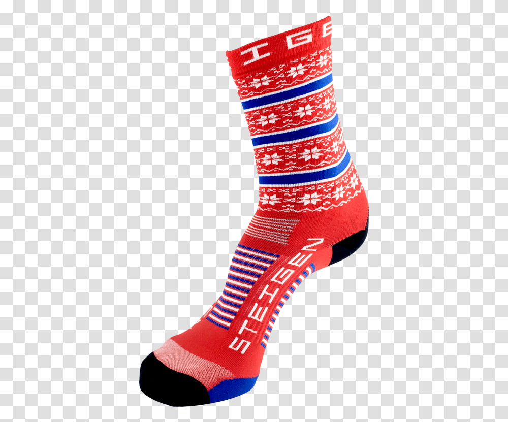 Christmas Running Socks 34 Length Steigen Norway Socks, Apparel, Shoe, Footwear Transparent Png