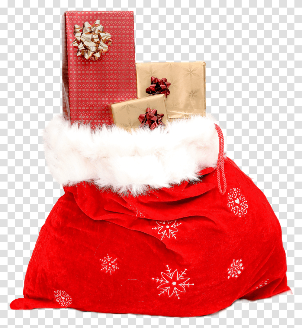 Christmas Sack With Gifts Image Christmas Gift, Handbag, Accessories, Accessory, Purse Transparent Png