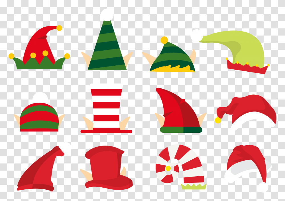 Christmas Santa Claus Clip Art Christmas Day, Apparel, Party Hat Transparent Png