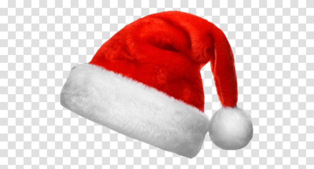 Christmas Santa Claus Hat Images Background Santa Hat, Cushion, Christmas Stocking, Gift, Plush Transparent Png