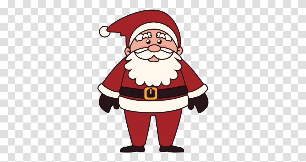 Christmas Santa Claus Icon Vector Santa Claus, Fireman, Elf, Face, Costume Transparent Png