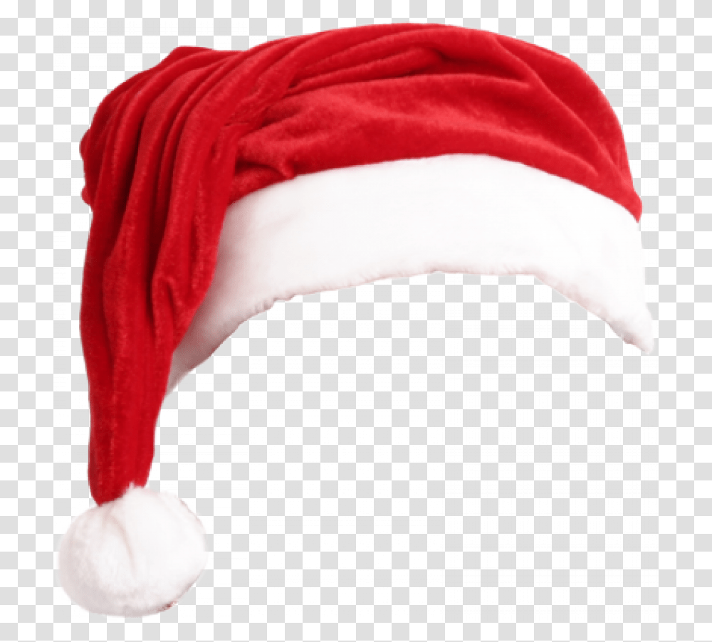 Christmas Santa Claus Red Hat Image Santa Hat Cut Out, Clothing, Apparel, Bonnet, Cushion Transparent Png