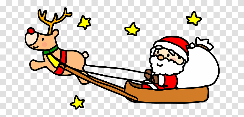 Christmas Santa Claus Reindeer Clipart Drawing Christmas Tree Sleigh Santa Claus, Gun, Weapon, Weaponry Transparent Png