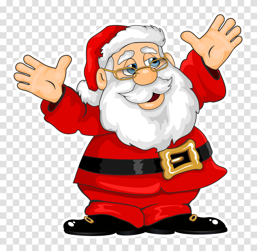 Christmas Santa Clip Art, Person, Human, Performer, Hand Transparent Png