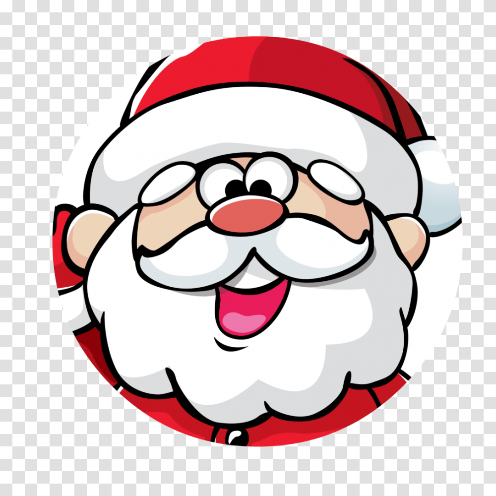 Christmas Santa Face Background Vector Clipart, Performer, Clown, Helmet Transparent Png