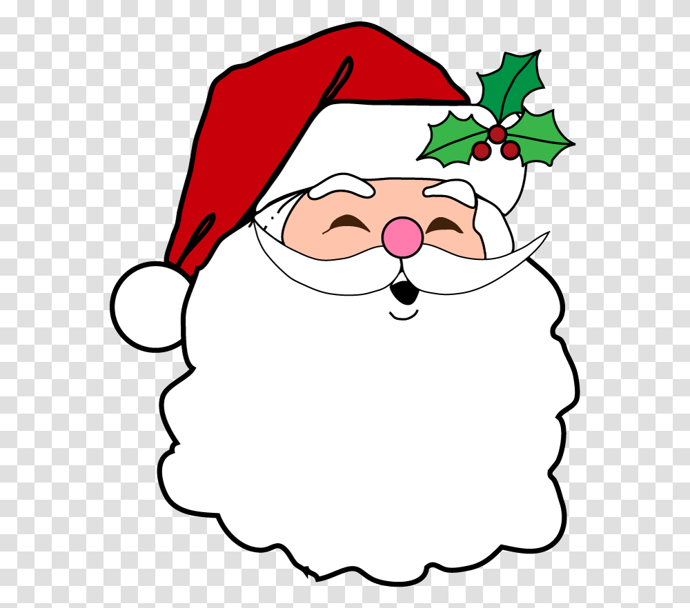 Christmas Santa Face Images Beautiful Christmas Drawing Easy, Mouth, Lip, Graphics, Art Transparent Png
