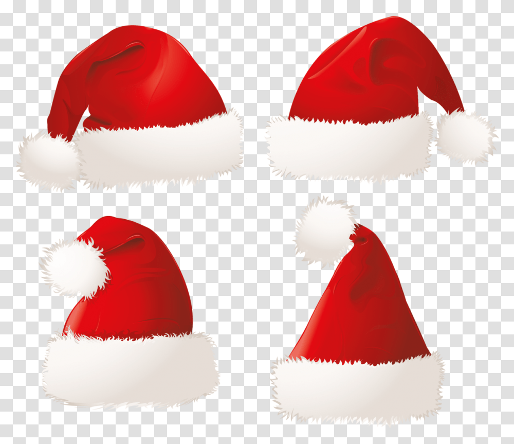 Christmas Santa Hats Clipart Picture Hat Stock Photo Christmas Hat, Clothing, Tree, Plant Transparent Png