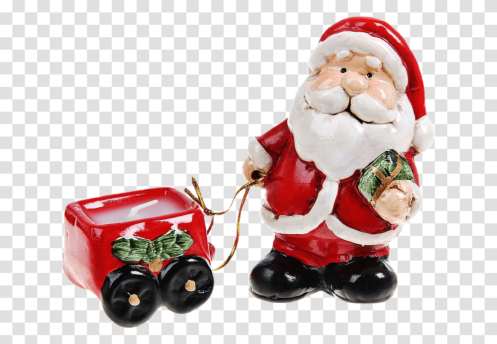 Christmas Santa New Year Holiday Santa Claus Santa Claus, Figurine, Plant, Food, Lawn Mower Transparent Png