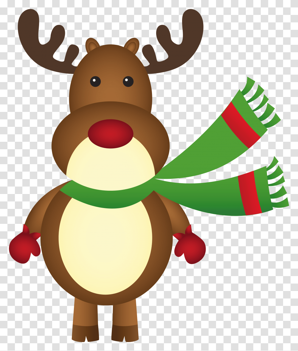 Christmas Scarf Christmas Rudolph Clip Art, Snowman, Winter, Outdoors, Nature Transparent Png