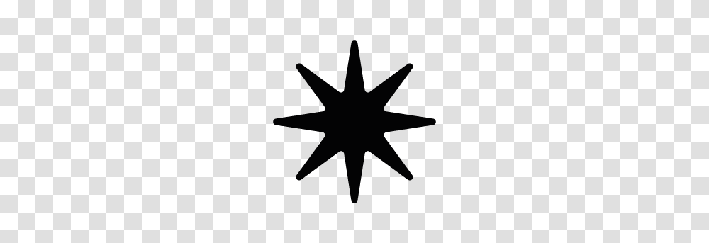 Christmas Silhouette, Cross, Star Symbol, Gray Transparent Png