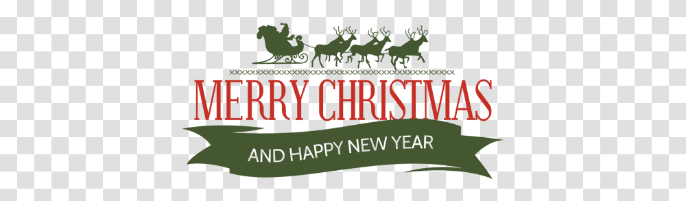 Christmas Sleigh New Year Badge & Svg Christmas Day, Alphabet, Text, Word, Novel Transparent Png