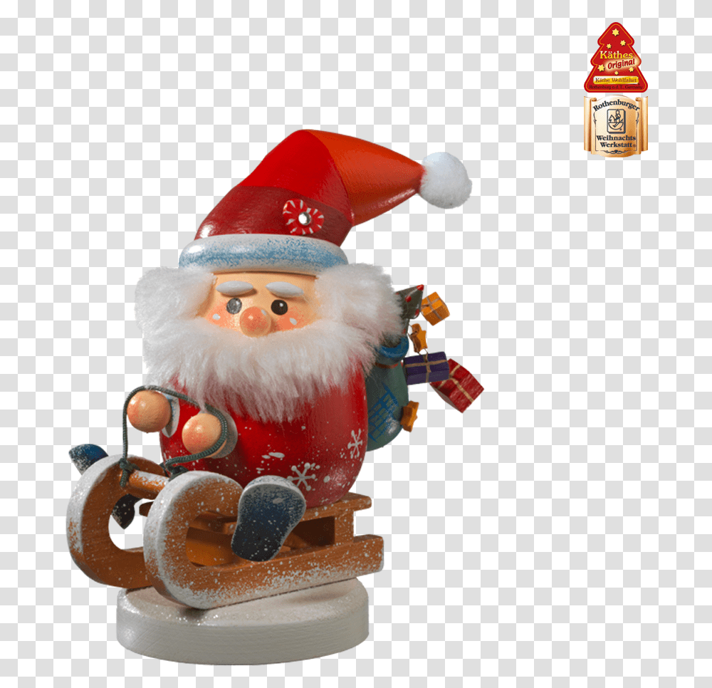 Christmas Sleigh Ride Annual Smoky 2014 Kthe Wohlfahrt Duftl 2014, Toy, Nutcracker, Figurine, Alcohol Transparent Png