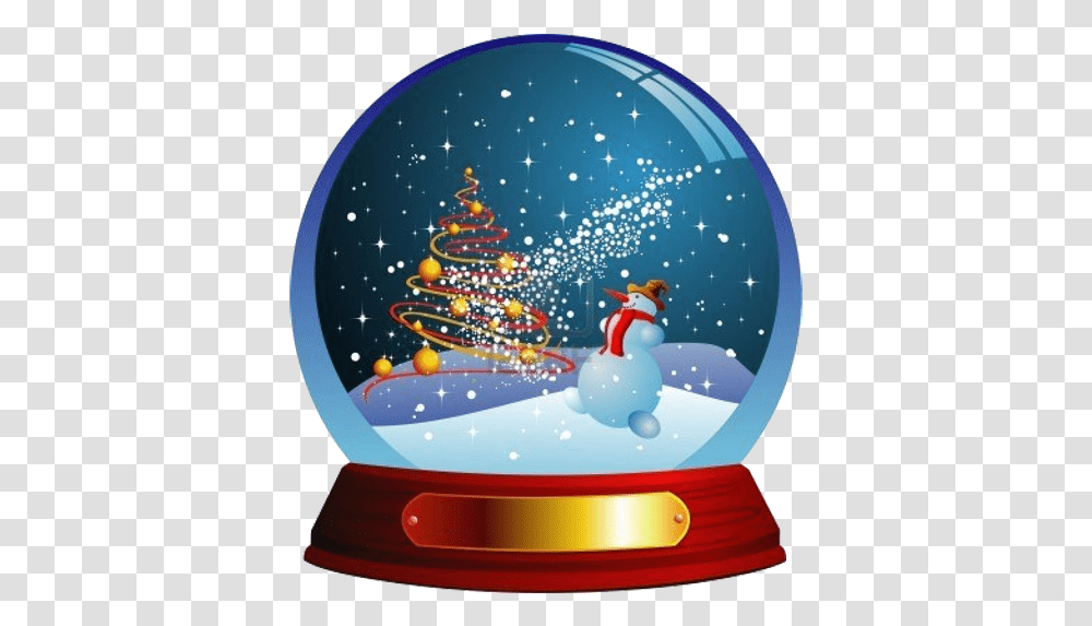 Christmas Snow Ball Christmas Tree With Presents, Nature, Outdoors, Snowman, Winter Transparent Png