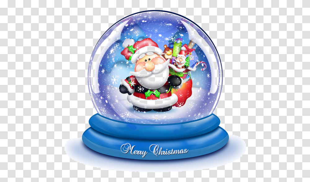Christmas Snow Globe Clipart Svg Santa Snow Globe Clipart, Birthday Cake, Dessert, Food, Outdoors Transparent Png