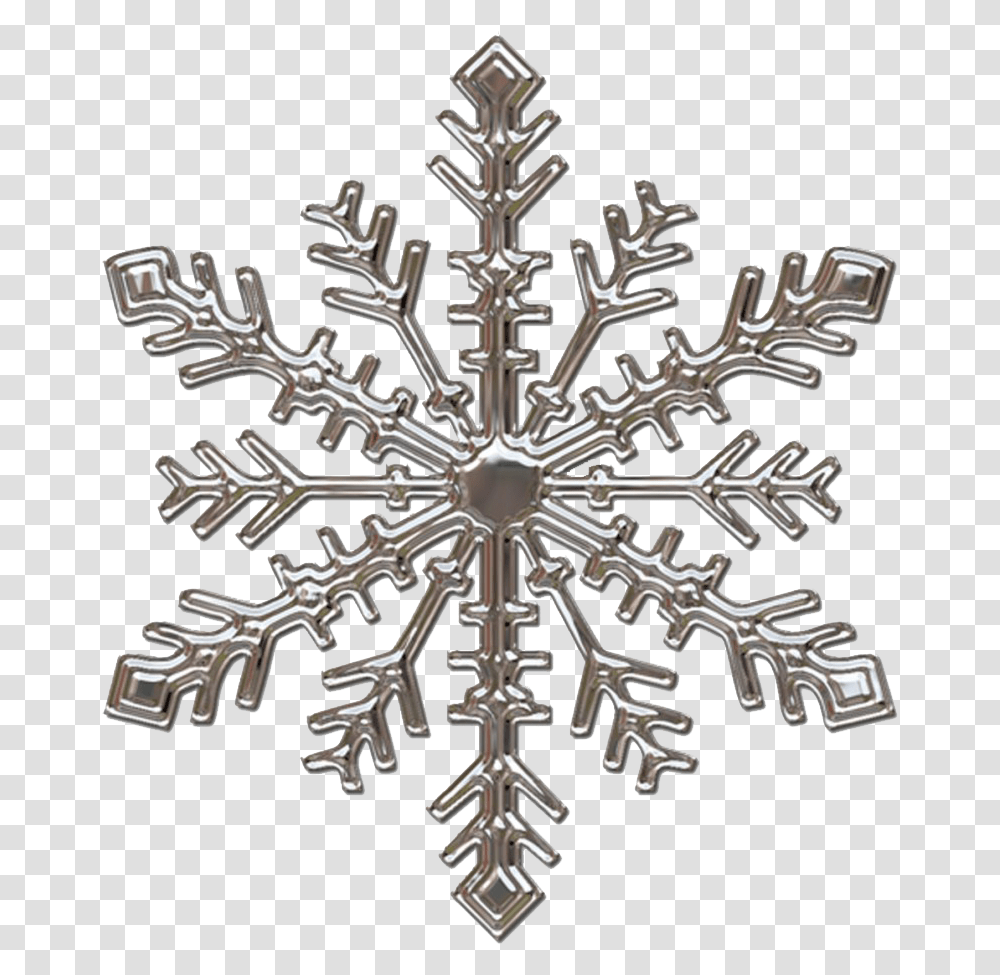 Christmas Snowflake Photos Silver Snowflakes Clipart, Cross, Pattern Transparent Png