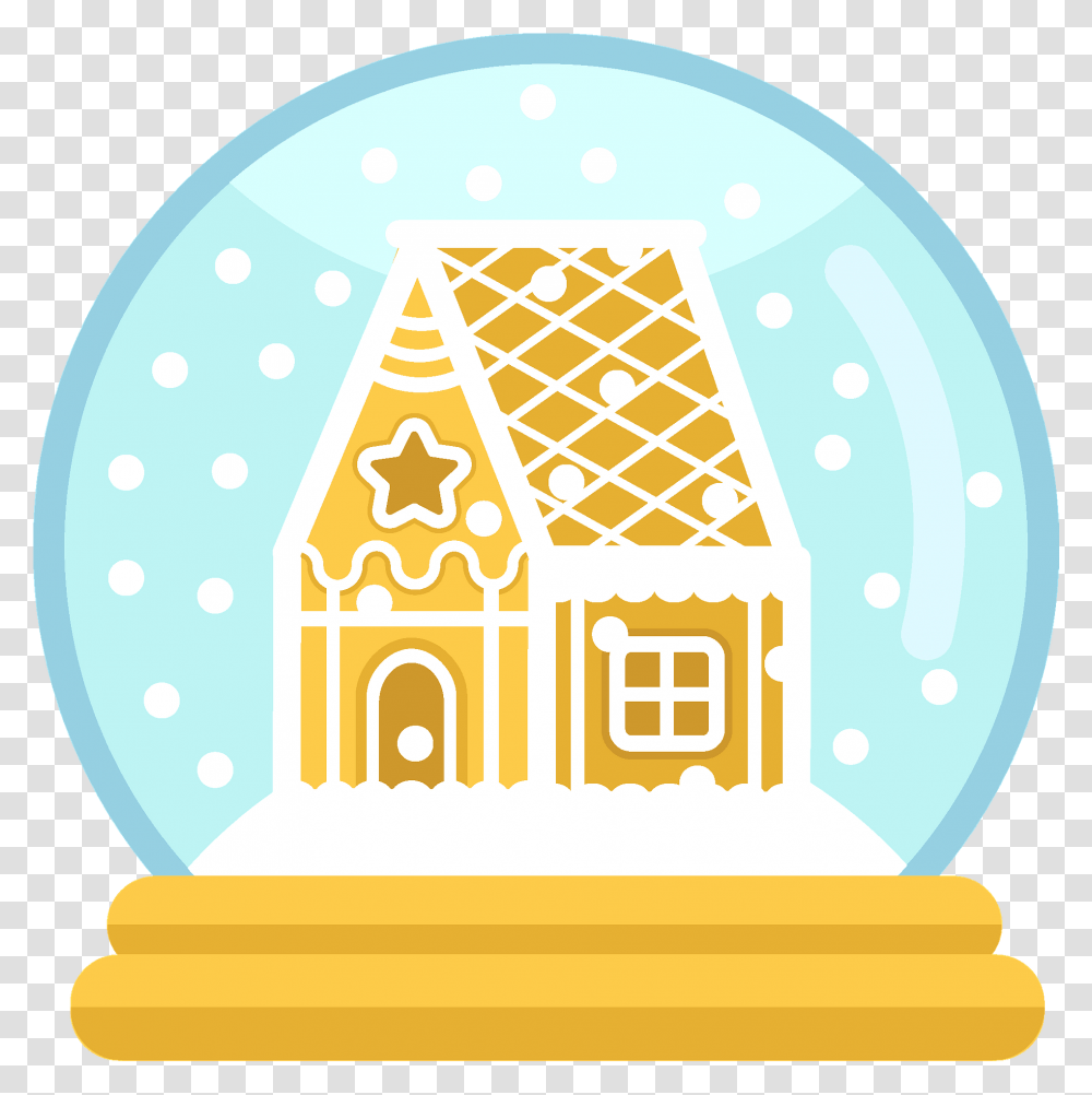 Christmas Snowglobe Clipart Language, Trophy, Birthday Cake, Dessert, Food Transparent Png